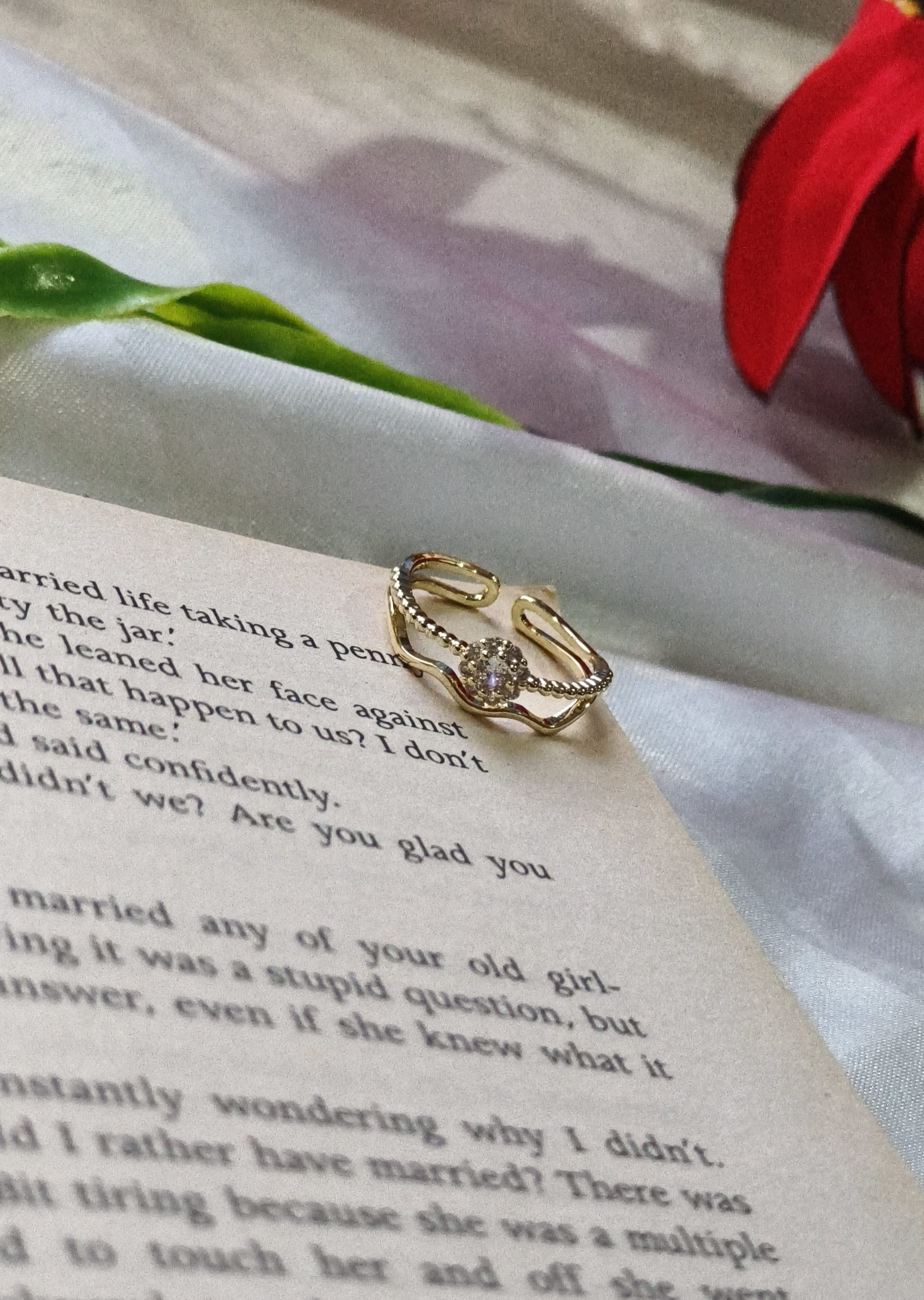 (Anti-tarnish ) finger rings AFR06