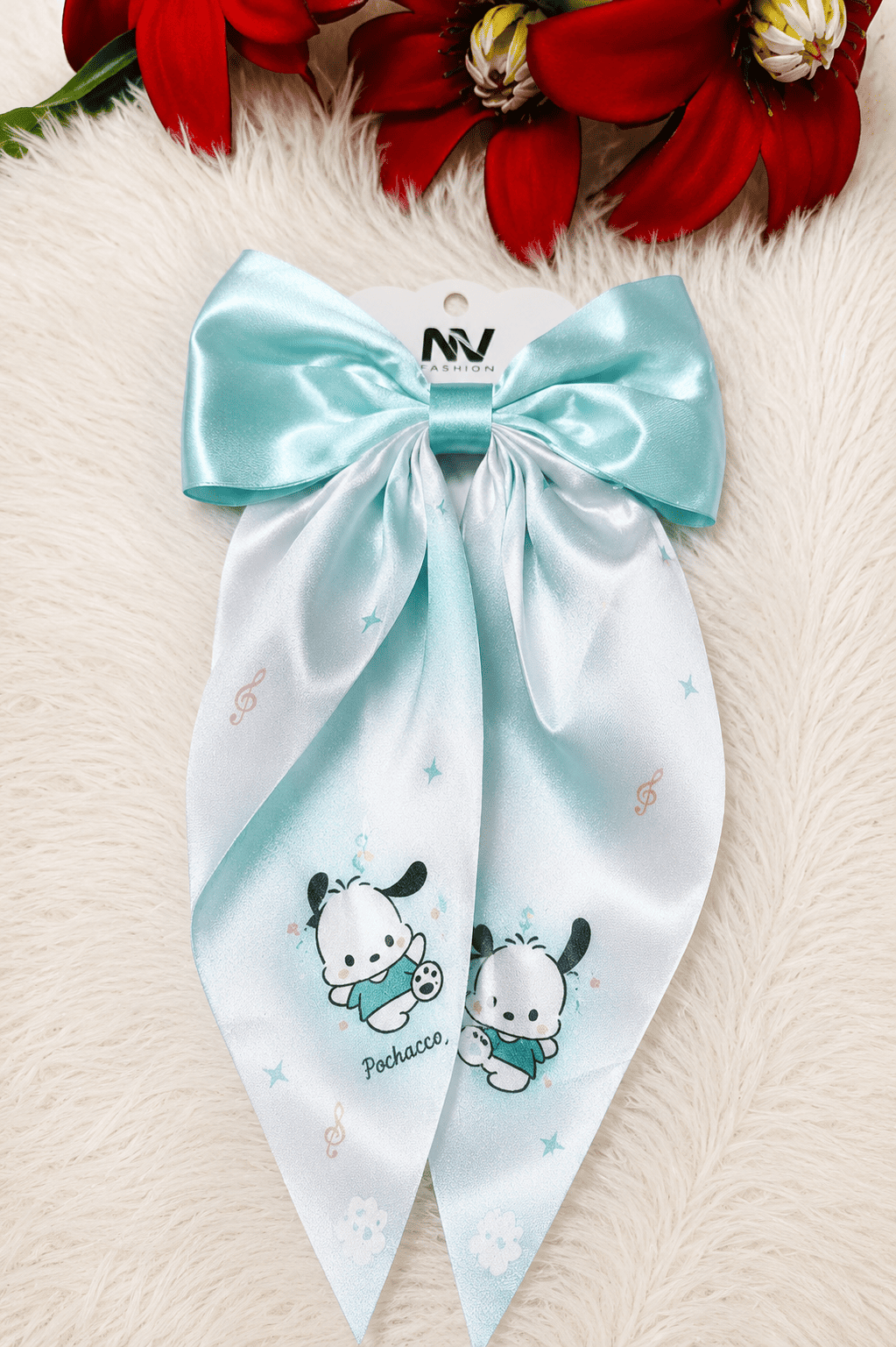 Bow tail hair clip