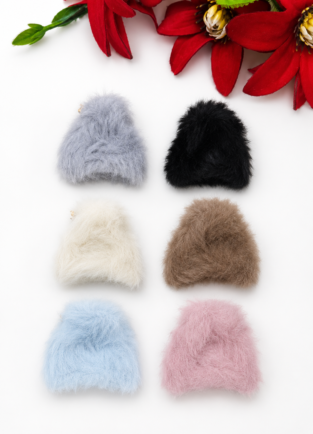 Mini fur clip