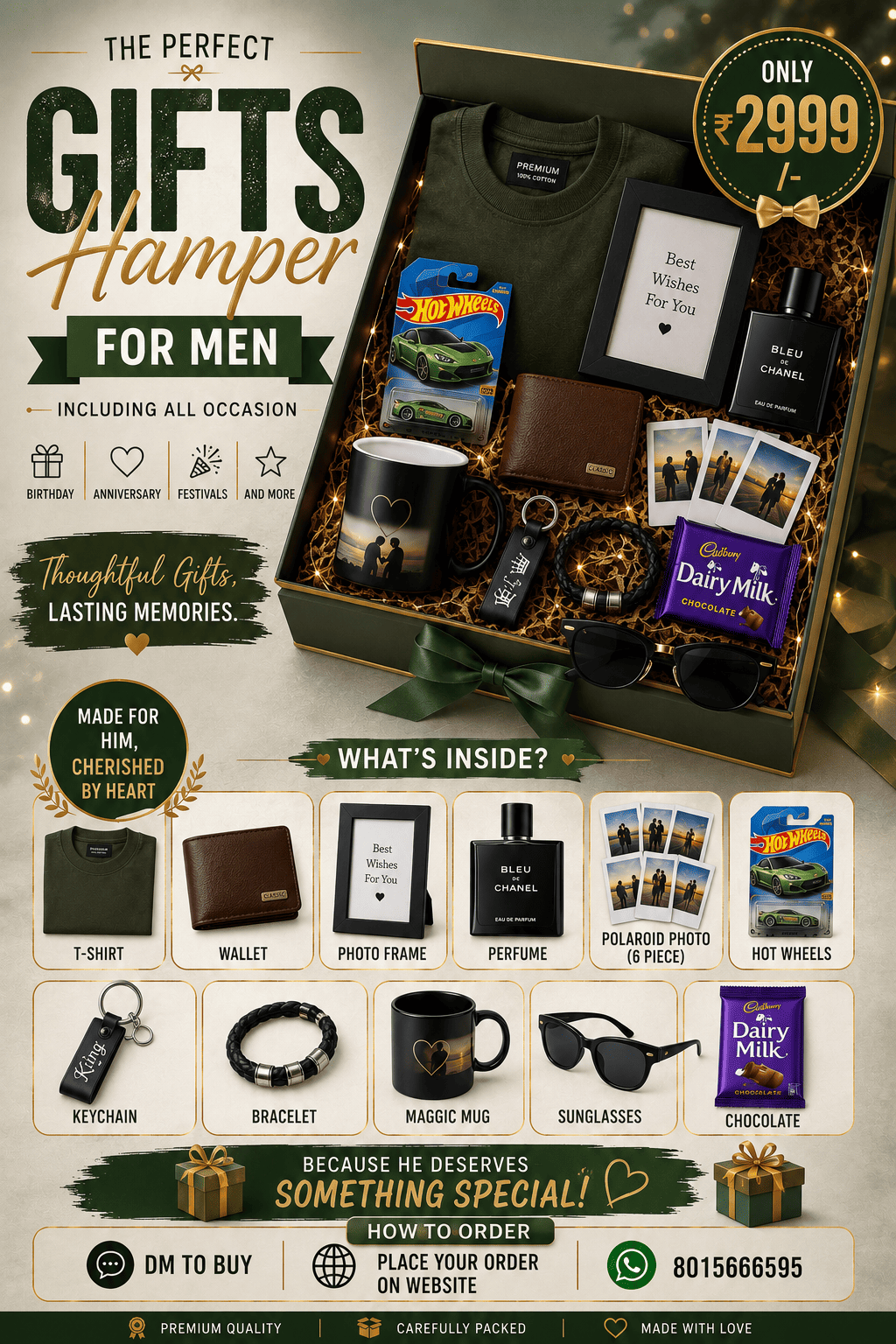 MEN'S HAMPER (Extra large hamper )