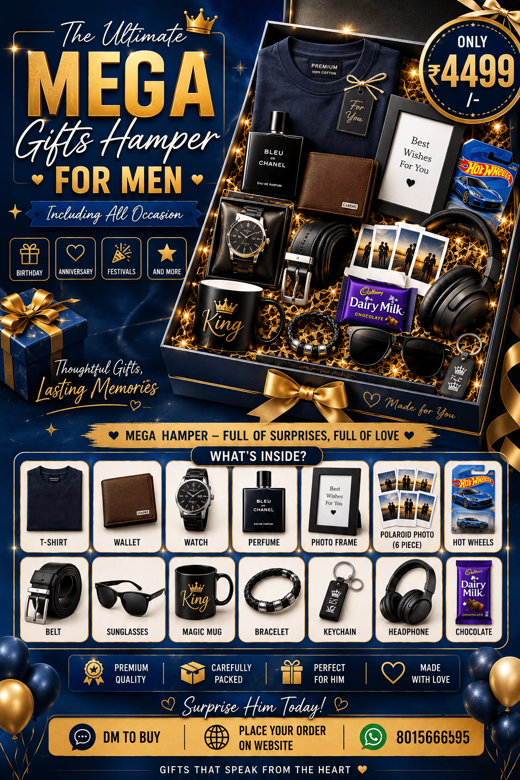 MEN'S HAMPER (Mega size )